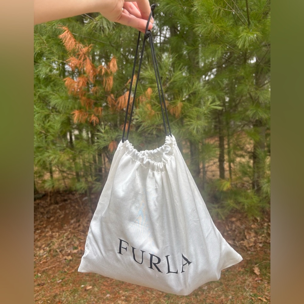 Furla Suede Leather Shoulder Bag - Picture 5 of 17